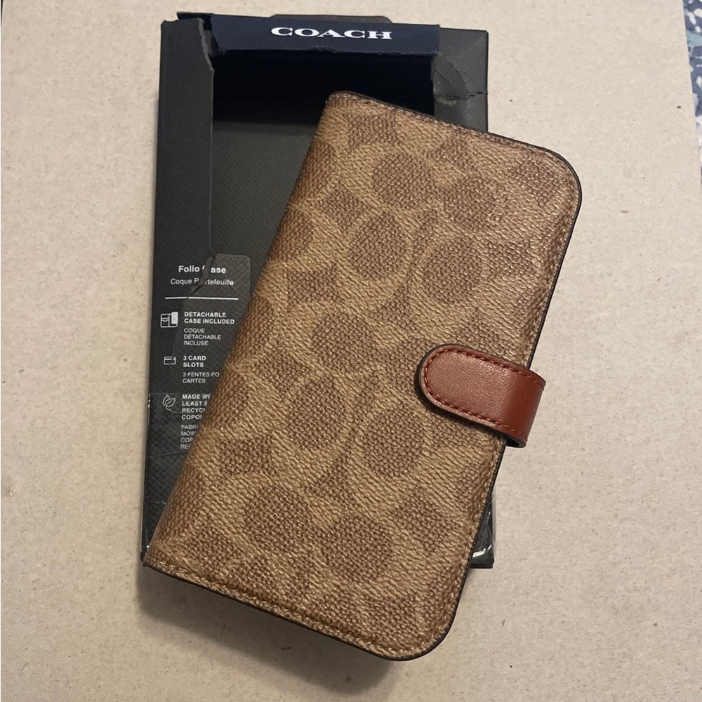 Coach Folio Phone Case
